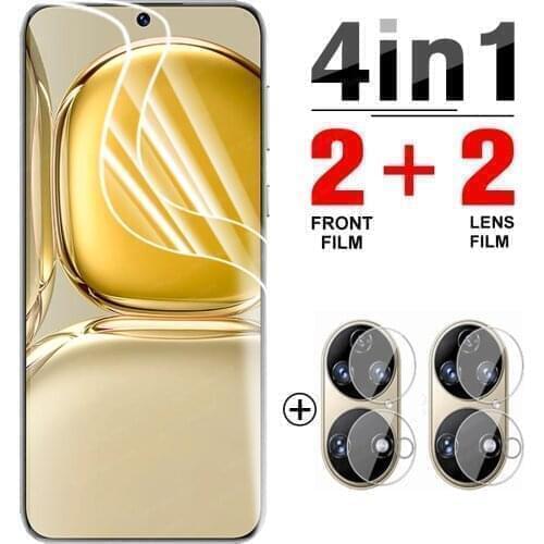 4-in-1 Hydrogel Film for Huawei P50 Pro Screen Protector Protective films For Huawei P50 P 50 Pro JAD-AL50 safety film not glass