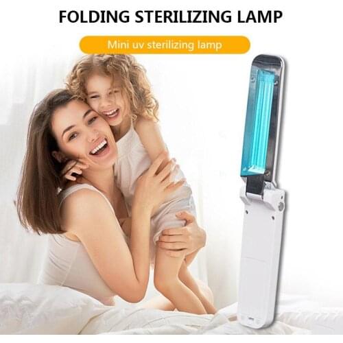 Sterilization Lamp Remote Plastic Portable USB UV Disinfection Light Home Use