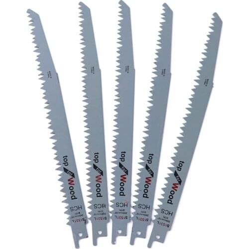 10"/240mm Jig Saw Blades Reciprocating Saw S1531L For 15-150mm Wood Cutting Saw Blades Outdoor Woodworking Tools