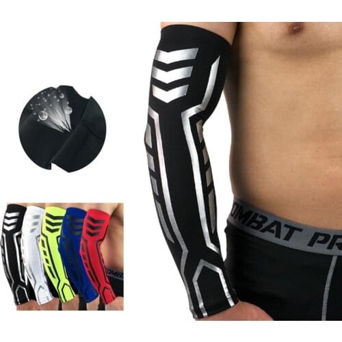 Arm warmers cycling winter sleeves basketball sleeves volleyball arm bandage muscle support compression elbow support