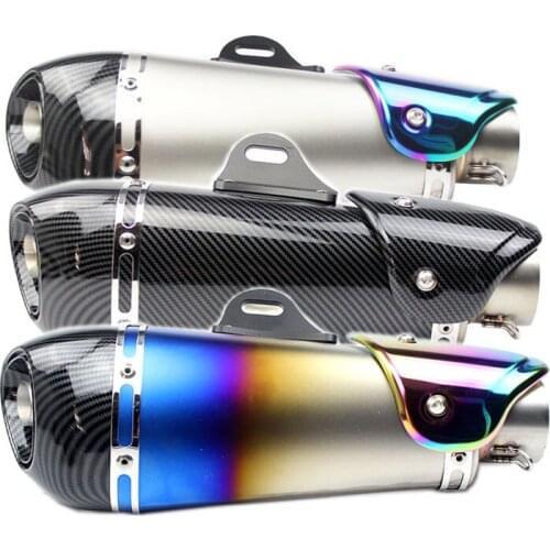 New Arrived 36mm-51mm Inlet Universal Motorcycle Exhaust Pipe Muffler Pipe DB Killer For sc Honda grom suzuki gsr 600 nc750x