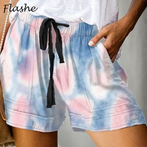 New European High Waist Lace Up Loose Wide Leg Pants Large Womens Solid Casual Shorts Sexy Shorts For Women Women Clothing