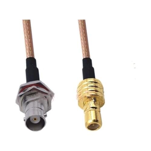 BNC Female to SMB Male Connector Pigtail Jumper RG316 Cable 50 ohm