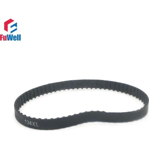 2pcs XL Timing Belt 10mm Width 112XL /114/116/118/120/122/124/126/128/130/132XL/134XL 5.08mm Pitch Rubber Timing Pulley Belt