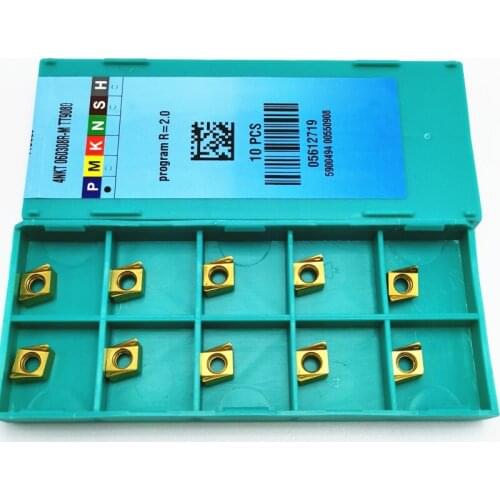 20PCS 4NKT060308R M TT9080 Carbide Insert Metal Turning Tool CNC Turning Tool Tungsten Carbide 4NKT 060308R Cutting Tools