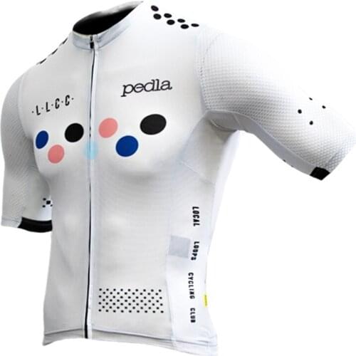 The pedla LunaAIR Cycling Jersey men 2022 Air mesh short sleeve Jersey MTB race shirt Quick Dry Breathable bicycle ridewear