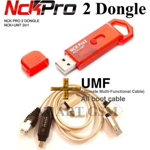 100% 2020 Original NEW NCK Pro Dongle NCK Pro2 Dongl nck key NCK DONGLE+UMT DONGLE 2 in1 +umf all in boot cable fast shipping