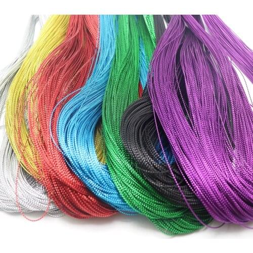 100 Yards 1mm Metallic Thread Jewelry String Beading Cord For Gift Tag Card