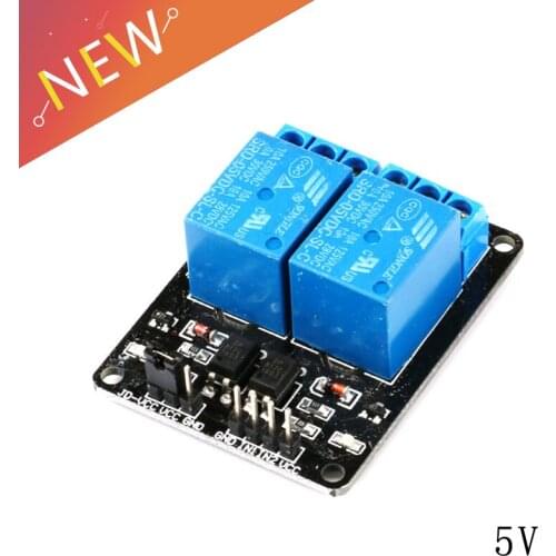 2-Channel New 2 Channel Relay Module Relay Expansion Board 5V Low Level Triggered 2-way Relay Module for Arduino