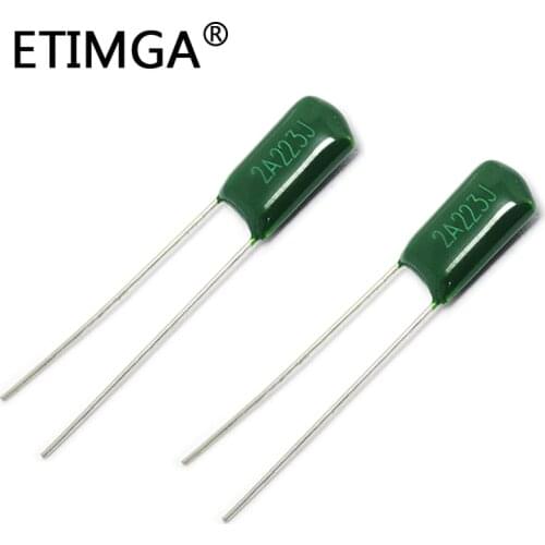 20PCS/LOT Polyester Film Capacitor 2A223J 100V 223PF 22nF 0.022uF 100V/223J