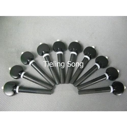 20pcs High Grade ebony 4/4 violin pegs,violin parts #7010
