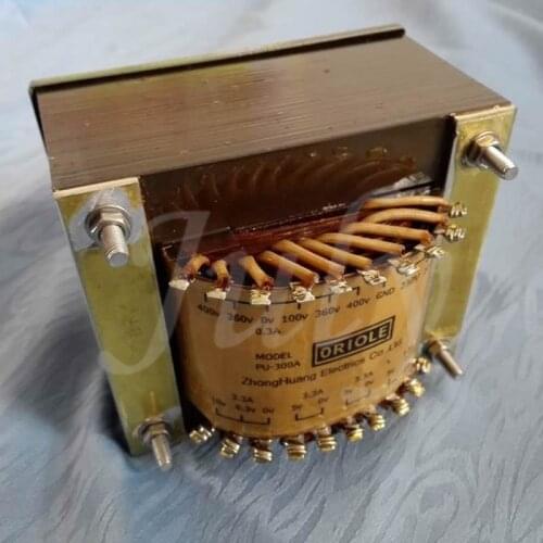 300B single-ended tube amplifier power transformer，400-360-0-100-360-400 250MA DC，core material: H14 (35H360)