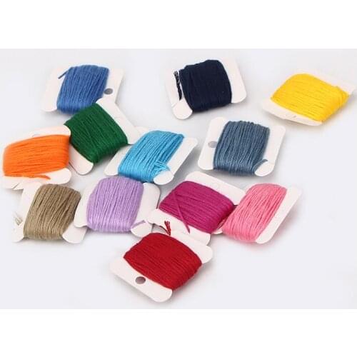 447cards 1pcs/8meter/color 447COLORS Cross Stitch Cotton Threads Sewing Craft Embroidery Threads Floss Kit Sewing Accessorie 4