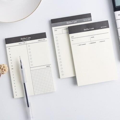 52 Sheets Tear-off Daily To Do List Planning Memo Pad for Reminders Organizing Taking Notes Office School Stationery