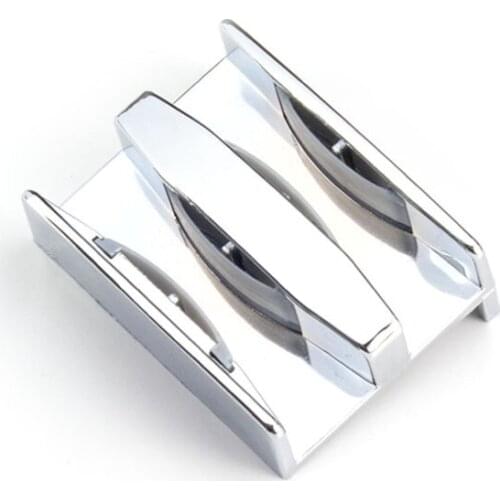 Shower Room Accessories 8mm Glass Push Door Locator Limiter F140 Slider Guide Retainer Swing Device Guide