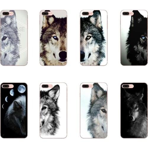 TPU Cases Covers For Huawei Mate 9 10 20 P P8 P9 P10 P20 P30 P40 Lite Pro Smart 2017 Animal Wolf