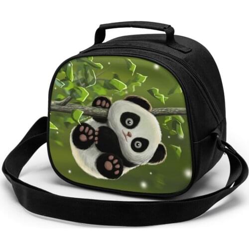 Panda Children fashion lunch bag thermal insulated bag travel casual insulated picnic bag thermo food for kids meal bag