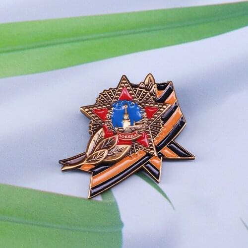 Soviet Order of Victory Enamel Pin CCCP USSR Award Medal Badge Military Jewelry