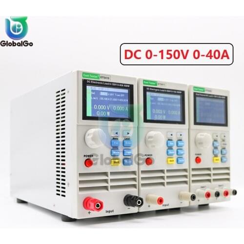 ET5410 ET5411 ET5420 Electrical Load 150V 40A 15A 400W Programmable Digital DC Load Battery Tester Load Meter 125V 500V