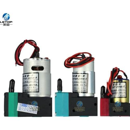 LETOP 3W 7W 10W 24V Ink Air Pump for Large Format Solvent Inkjet Printer Infiniti/Myjet/Zhongye