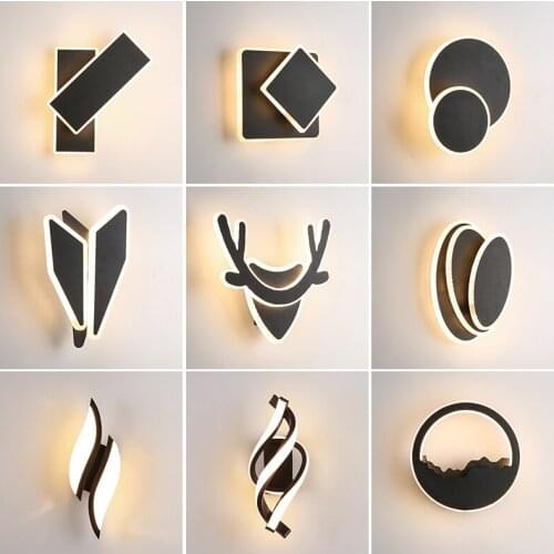 Minimalist decor wall lamp for living room bathroom bedroom lighting decoration accessories vanity home shelves mirror light
