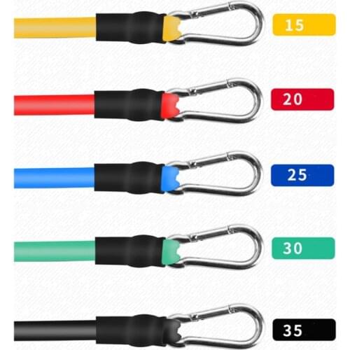 OOTDTY Men/Women Workout Bands Indoor/Outdoor Bands Door Handles Strength Slim Yoga Home Gym Equipment