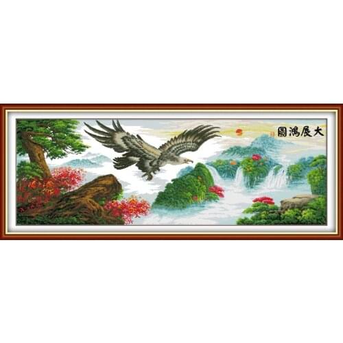 Carry out grand plans (7)(whole scene) cross stitch kit cartoon canvas stitching embroidery DIY handmade needlework