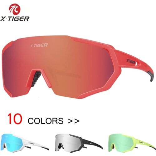 COMAXSUN Professional Polarized 5 Len Cycling Glasses MTB Road Bike Sport Mirror Sunglasses Riding Eyewear UV400 Bicycle Goggles