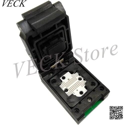 SSD Hard Disk BGA132 to DIP48 Flip Cover Probe FLASH Chip Flash Memory Burner 1.0 Space BGA152