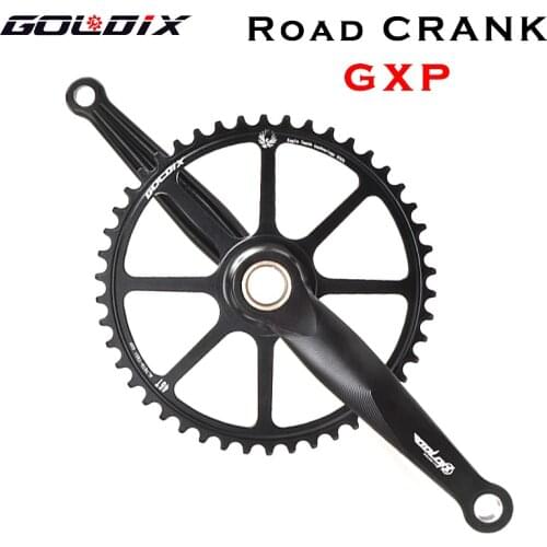 GOLDIX Crankset 170MM 175MM Bicycle Chainring 42/44/46/48T Road Bike Foldable Bicycle Crown Compatible For SRAM SHIMANO Brand