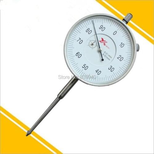 Wide Range 50mm Dial Indicator dial indicator gauge 0-50mm 0.01mm dial thickness Measuring Tool