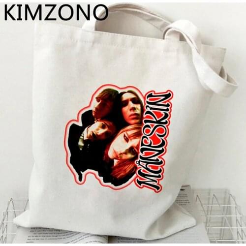 Maneskin shopping bag grocery bolsa eco recycle bag handbag tote bag fabric boodschappentas sacola shoping cabas