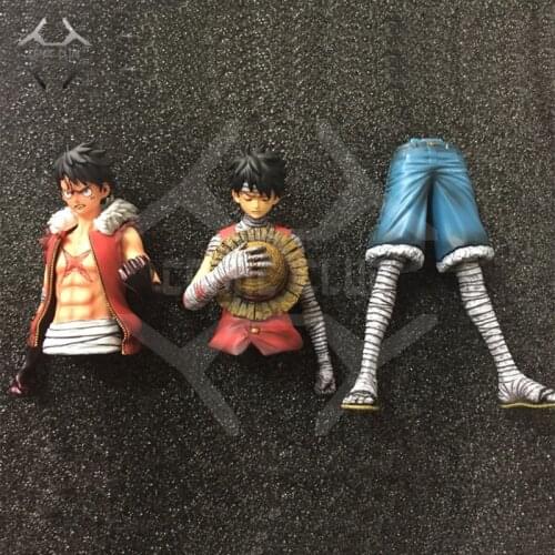 COMIC CLUB IN-STOCK one piece 21cm Bloody luffy Deluxe Edition GK resin statue contain two body figure toy for collection