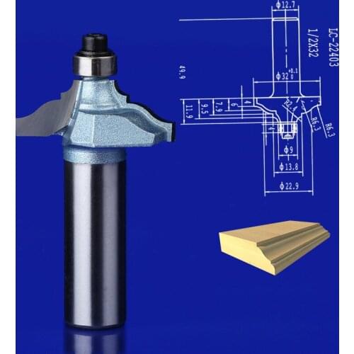 12.7mm*32mm,Freeshipping,woodworking insert router bit,cnc solid carbide end milling cutter,wood cutting tool, trimming end mill