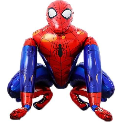 3D Spider iron hero Batman Balloons the Avengers Hero Boy Kids Birthday Party Decoration Baby Boys Kids Toy