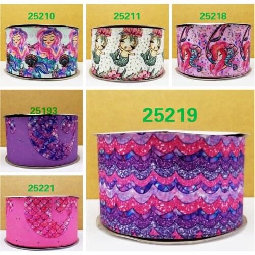 Free shipping 50 yard Cartoon ribbon printed grosgrain ribbon 25193