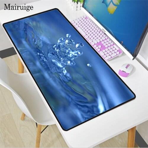 Mairuige Water Large Mouse Pad Gamer Keyboard Anti-slip Table Pad Gaming Accessories Large XXL Art Mousepad Pc Desk Mat Carpet