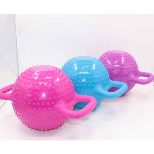 Home Fitness for Female Yoga Kettle Bell Water Injection Kettle Bell 2 Handles Exercise Equipment Pilates Body Building Dumbbell