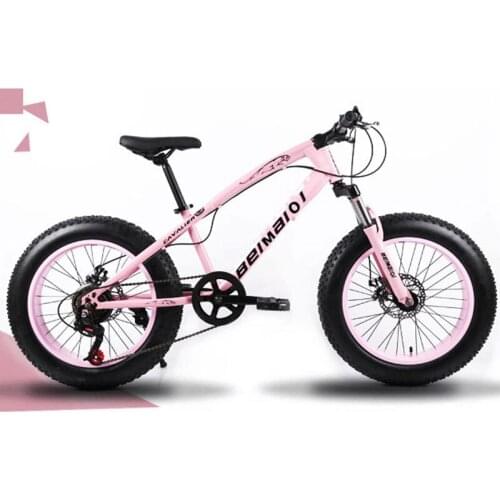Mountain Bike Beach Snow Bike 4.0 Super Wide Tires 20/24/26 Inch Speed Off-road Bicycles Male And Female Students Adult