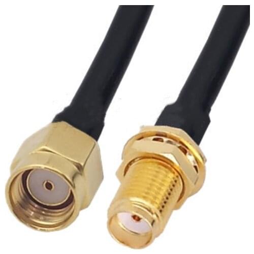 SMA Female To RP-SMA Male connector 5D-FB 50-5 Coaxial RF Adapter Jumper Cable 50ohm