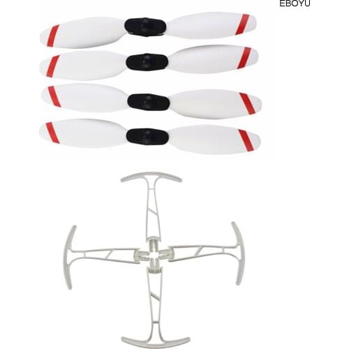 EBOYU Syma RC Drone Replacement Set with Propellers+Propeller Guards for Syma W1 W1PRO RC Quadcopter Drone