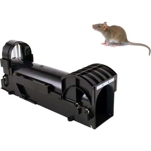 Mouse Mice Rat Automatic Lock Mousetrap Catching Bait Trap Humane Hamster Cage