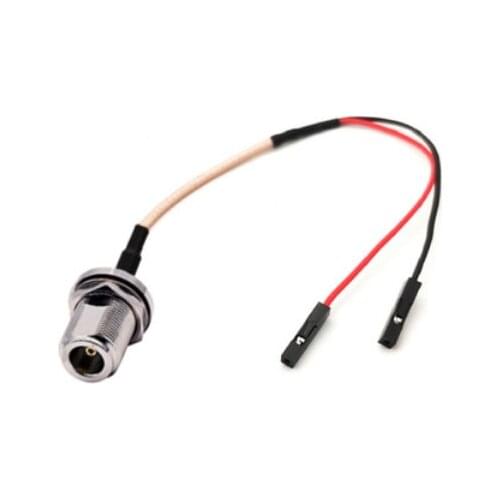 N Female bulkhead to DuPont Female Test Connector Pigtail RG316 cable