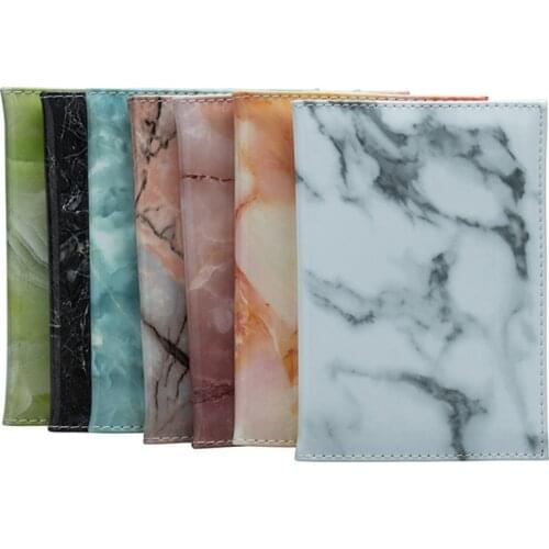 2021 New Colorful Marble Style Passport Cover Waterproof Passport Holder Travel Cover Case Passport Holder Passport Packet Gifts
