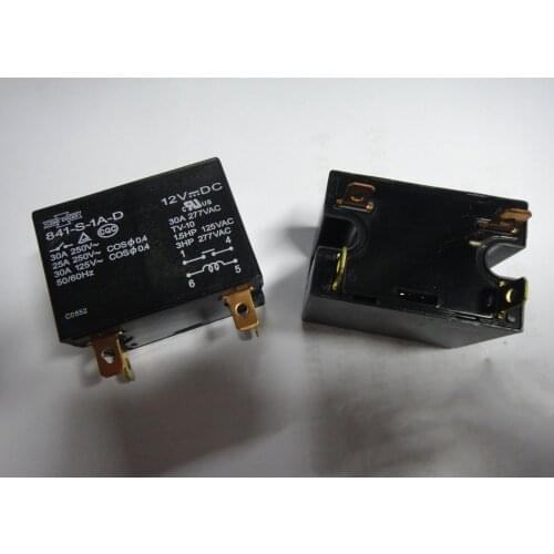 Original 841-S-1A-D-12VDC 4pin 30A 250VAC relays