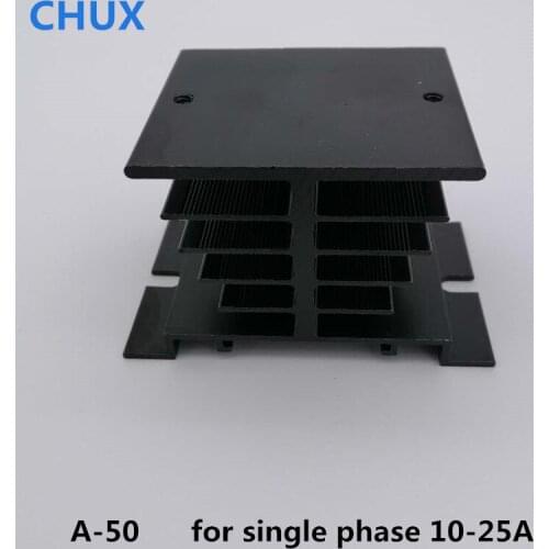 CHUX SSR Radiator I-50 Heat Sink for Single phase Solid State Relay 10a 25a Aluminum Heatsink