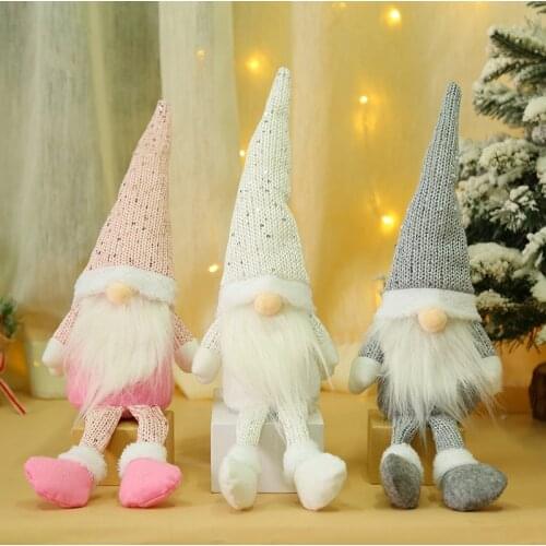 Christmas Tree Ornaments Christmas Santa Claus Doll Toy Decoration Exquisite For Home Xmas Happy New Year Gift For Christmas
