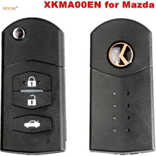 RIOOAK XHORSE XKMA00EN Universal Remote Key Fob 3 Buttons for Mazda Type for VVDI Key Tool (English Version)