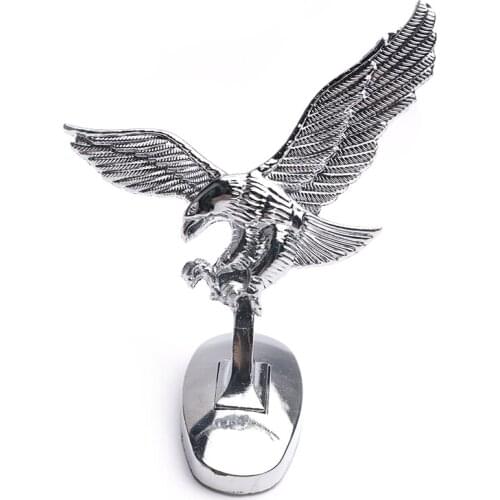 High Quality Vintage Universal 3D Eagle Car Logo Front Front Car 3D Emblem Bonnet M0R5 Flying Ornament Cover Hood Eagle Met U9I1