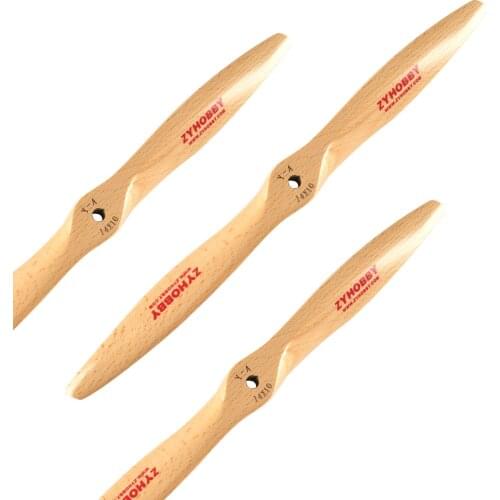 Flightmodel 14x10 Wooden Propeller CW CCW Beechwood Pusher Tractor For Fixed Wing RC Airplane